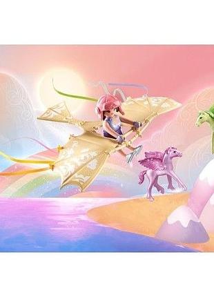 Ігровий набір playmobil princess magic «небесна подорож з лошатами пегаса» 71363 (пошкоджена упаковка)