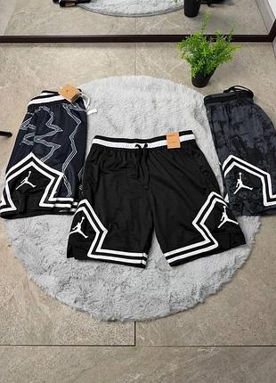 Шорти nike jordan diamond dri-fit чорні з логотипом jumpman — чоловічі баскетбольні m
