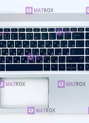 Передняя панель для hp probook 450 g6, 450 g7, 455 g6, 455 g7 серебристый