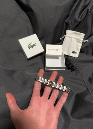 Мужской браслет lacoste в подарочной упаковке браслет lacoste из нержавеющей стали