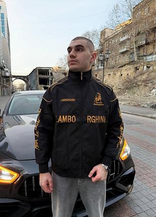 Ветровка lamborghini racing premium | motorsport куртка в стиле supercar s
