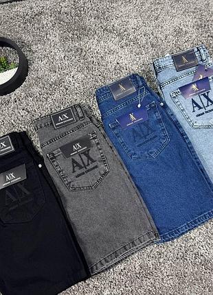 Мужские джинсовые шорты armani exchange a| x / шорты мужские армани xl