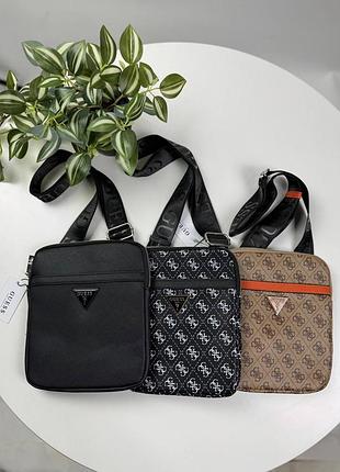 Сумка guess vezzola чоловіча сумка через плече гуеш стильна сумка guess серій
