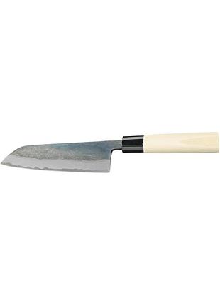 Нож кухонный kanetsune mukashi-nagarano wa-santoku kodai finish 165 mm