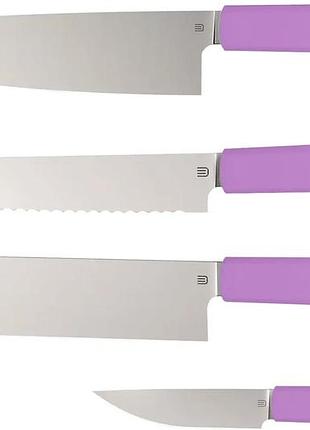 Набор кухонных ножей butterfork purest set mist violet