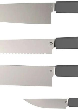 Набор кухонных ножей butterfork purest set dark grey
