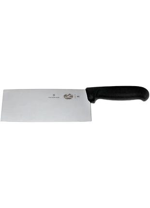 Ніж кухонний victorinox fibrox chef’s 5.4063.18 black