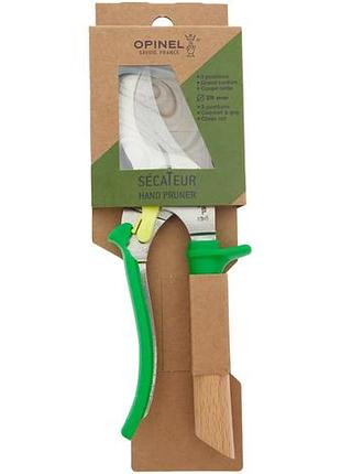Секатор opinel hand pruner green 4