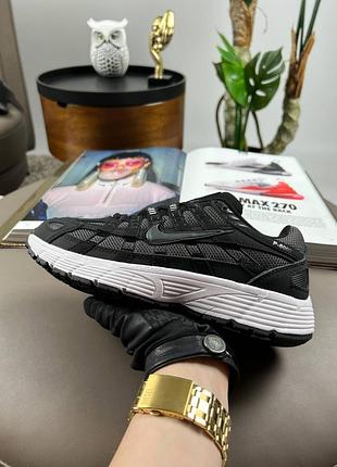 Женские кроссовки nike p-6000 black grey white 36-37-38-39-41