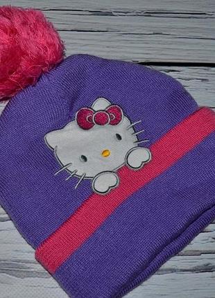 3 - 6 лет невероятная фирменная шапка шапочка оригинал хеллоу котти hello kitty