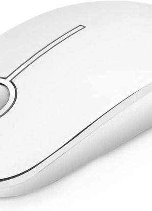 Беспроводная bluetooth мышь jellycomb ms001, белый