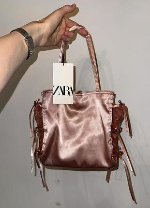 Шовокова сумочка zara