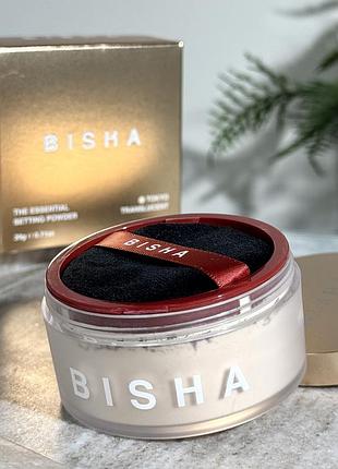 Фіксуюча пудра bisha the essential setting powder (tokyo translucent) 20 g