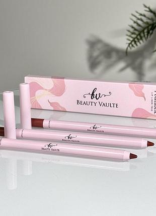 Набір олівців для губ beauty vaulte poutastic lip liner trio 3x1 g