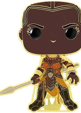 Колекційний значок funko pop! pin marvel the infinity saga – okoye (окойє)
