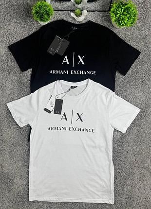 Футболка armani exchange мужская черная летняя футболка армани эксчендж мужская спортивная летняя футболка армани мужская черная