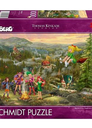 Пазл schmidt thomas kinkade bibi blocksberg «зустріч юних відьом», 1000 елементів