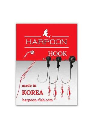 Джиг-головка 7,10,12г №5/0 (3шт/уп) тм harpoon
