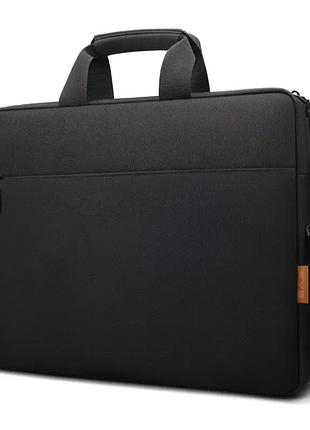 Сумка на плечо для ноутбука, совместимая с macbook pro 40.64 см и другими компьютерами 40.64 см, большая сумка для хранения, черная