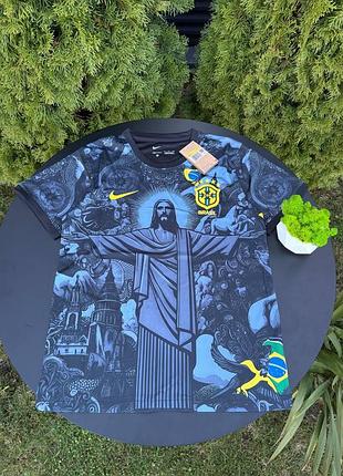 Футболка nike brasil чоловіча футболка найк бразил з іскром m