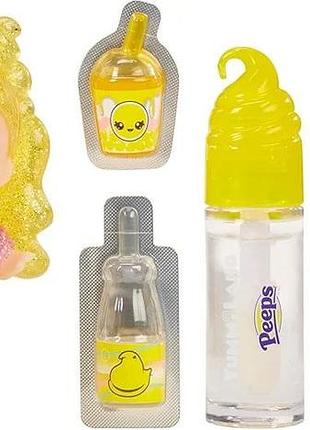 Лялька yummiland x peeps goldie mallows з набором для створення блиску для губ