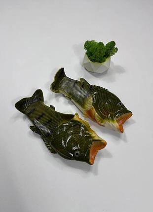 Капці у формі риби fish slippers/танцюжки риба унісекс/силіконові капці риба 41
