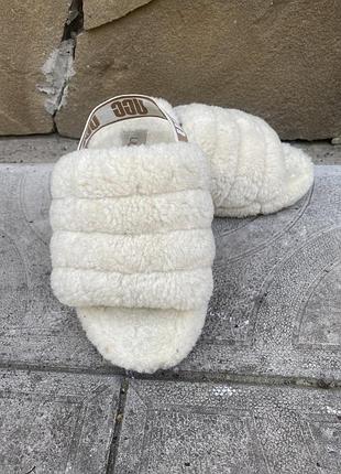 Ugg модели fluff yeah slide хутряні капці-босоніжки