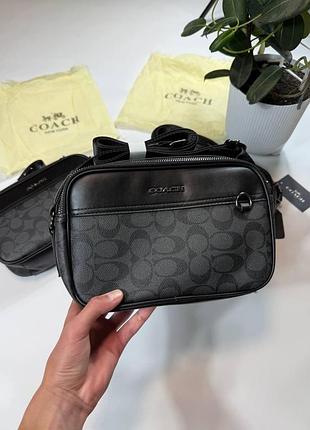 Cумка coach мужская мессенджер коач мессенджер коач
