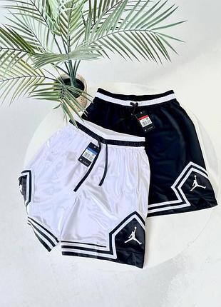Шорти jordan diamond dri-fit чоловічі спортивні шорти джордан шорти джердан даймонд xxl, чорний