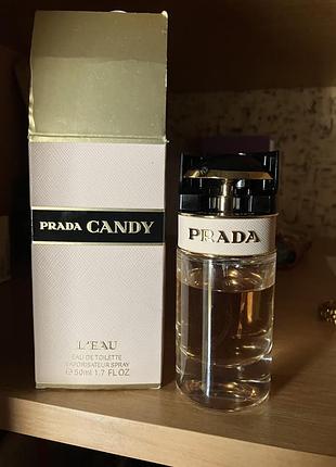 Prada candy l'eau prada 50 мл оригінал туалетна вода