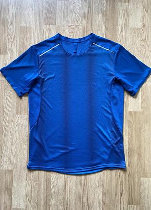 Чоловіча синя футболка для бігу kiprun decathlon