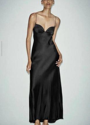 Сарафан zara s черный