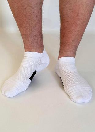 Низкие носки компрессионные спортивные tightly heng kang 39-42 белый