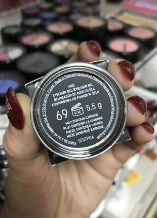 Гелевая водостойкая подводка 69 inglot інглот инглот підводка2 фото