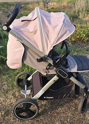 Коляска прогулочная el camino me 1053 pink
