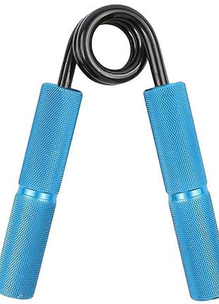 Еспандер кистьовий easyfit hand grip pro металевий ,опір 114 кг,синій ef-1902-250