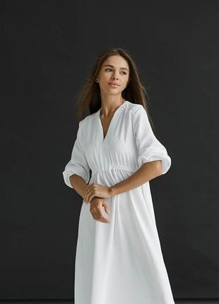 Біла сукня літня