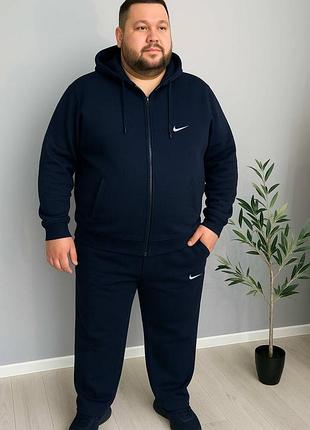 Чоловічий спортивний костюм батал на флісі 56–64 р.