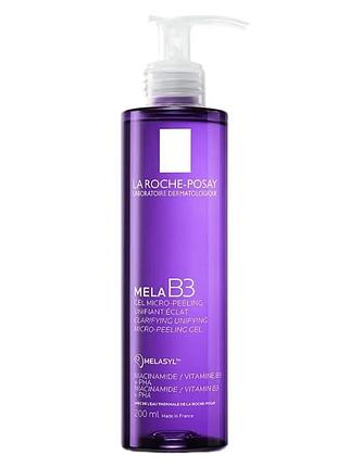 Очищающий микропилинг-гель для лица la roche-posay mela b3 gel micro-peeling с ниацинамидом, 200 мл