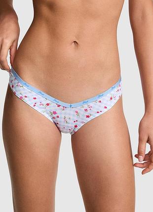 Трусики из хлопка с логотипом victorias secret pink