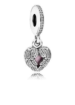 Серебряная подвеска-шарм пандора 791737cz