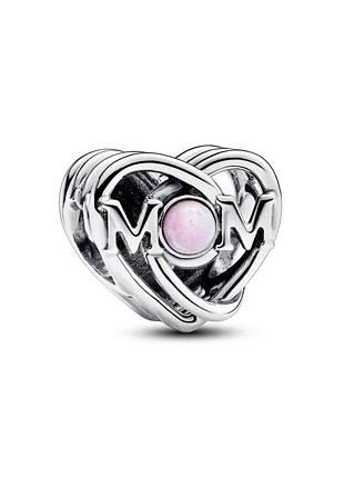 Срібна намистина pandora "мама завжди знає краще" 793233c01