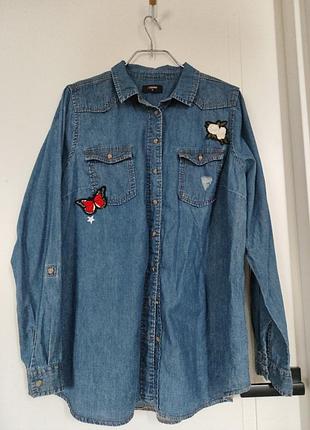Рубашка женская джинсовая / denim