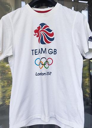 Винтажная футболка adidas team gb london 2012 olympics (олимпиада в лондоне)