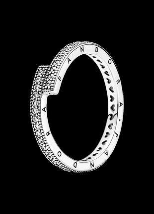 Срібна каблучка pandora блискуча зі з'єднанням 190017c01