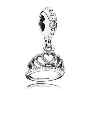 Серебряная подвеска-шарм пандора 791738cz