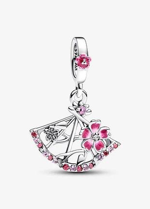 Срібна намистина pandora "віяло персикового цвіту" 793194c01