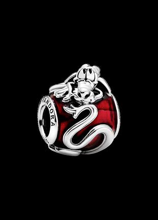 Срібна намистина пандора disney "дракон мушу" 798632c01