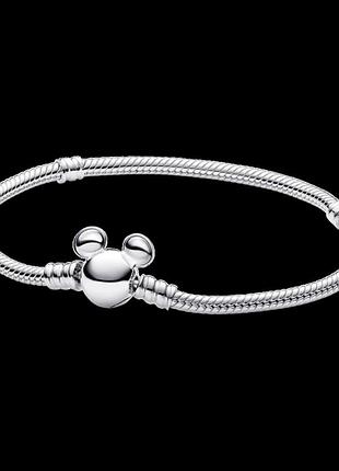 Срібний браслет pandora міккі маус 593061c00