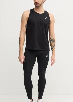 Майка мужская беговая asics core singlet running performance black